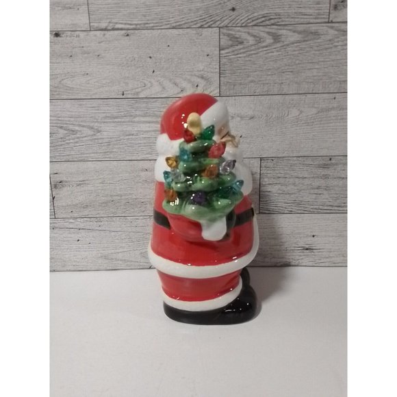 Ceramic Light Up Santa - Picture 7 of 8